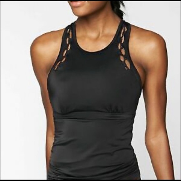 Athleta Swim New Athleta High Neck Cup Loop Tankini Bra 38ddd